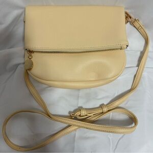 Elegant Cream Crossbody Bag